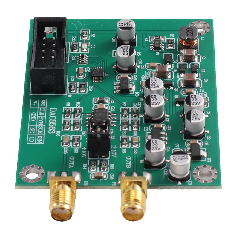 Dac Board - A02F – Für DAC-Modul DAC8563, 16-Bit-Digital-Analog-Wandler,