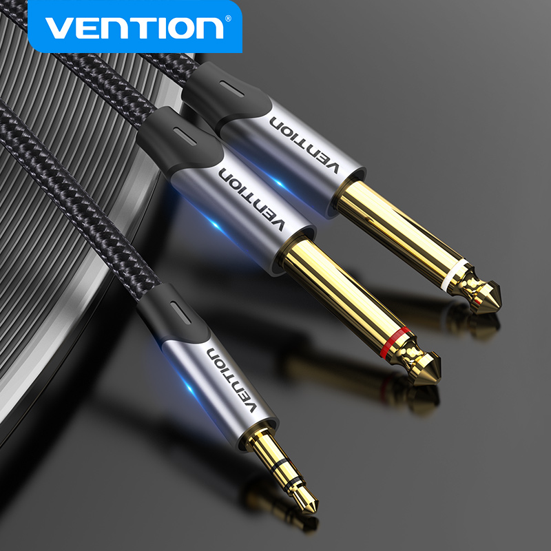 Trs Cable - Tions 3,5mm zu Doppel 6,5mm TRS