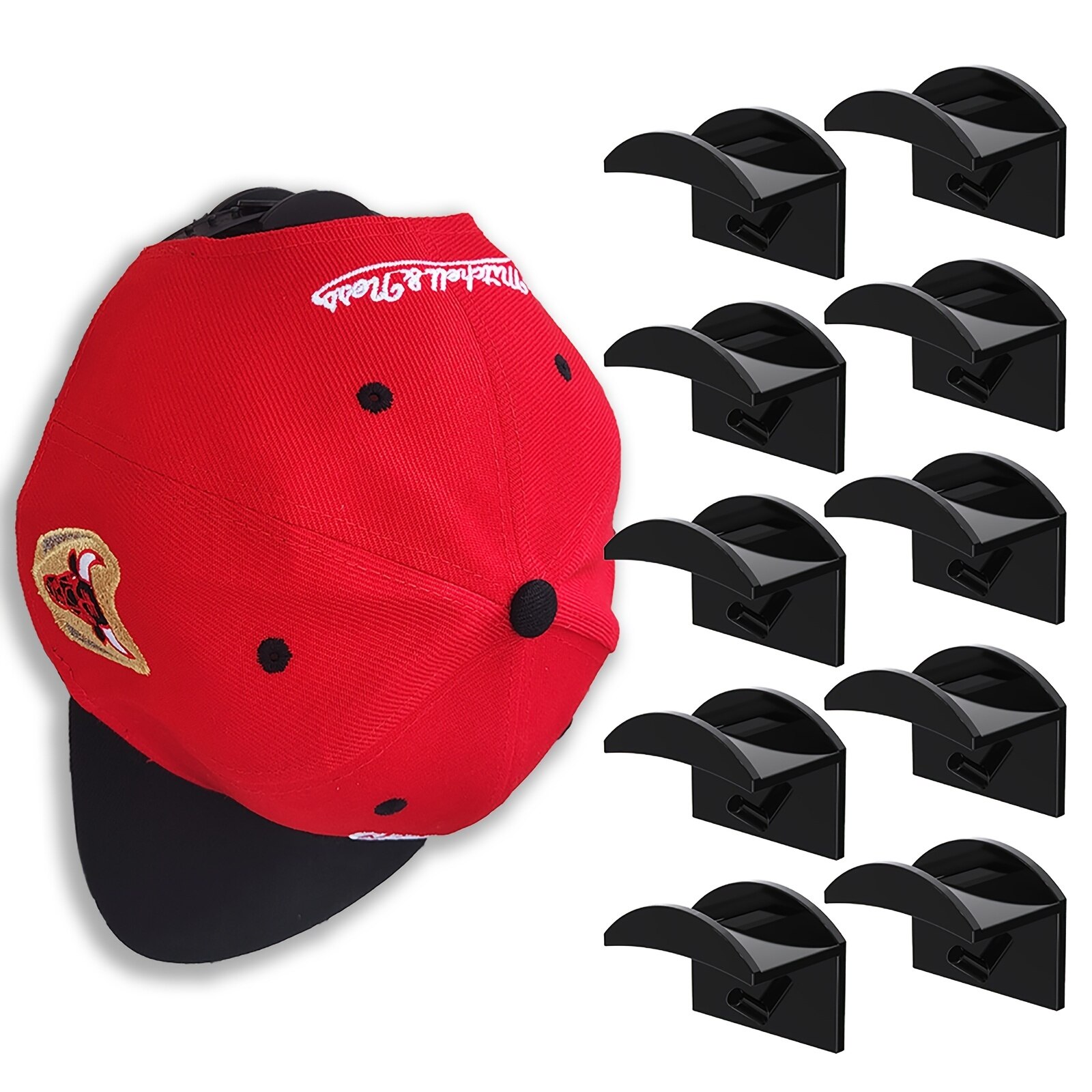 Headphone Parts - 5/10 Stück Neue Baseballmützen-Haken, Spurlose Klebehaken,