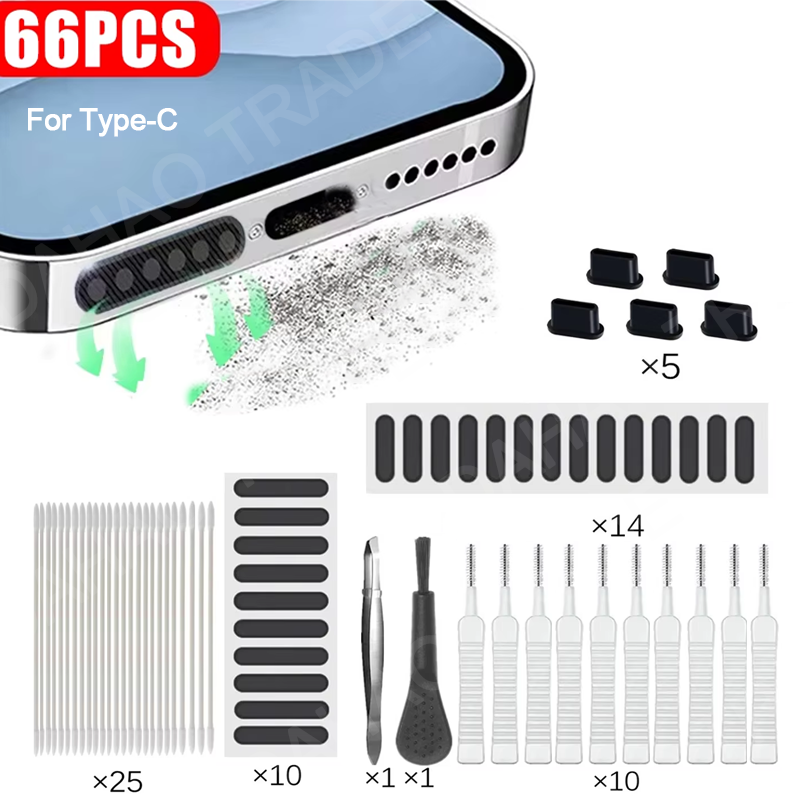 Speaker Terminal - 66PCS Handy Lautsprecher Lade Port Reinigung