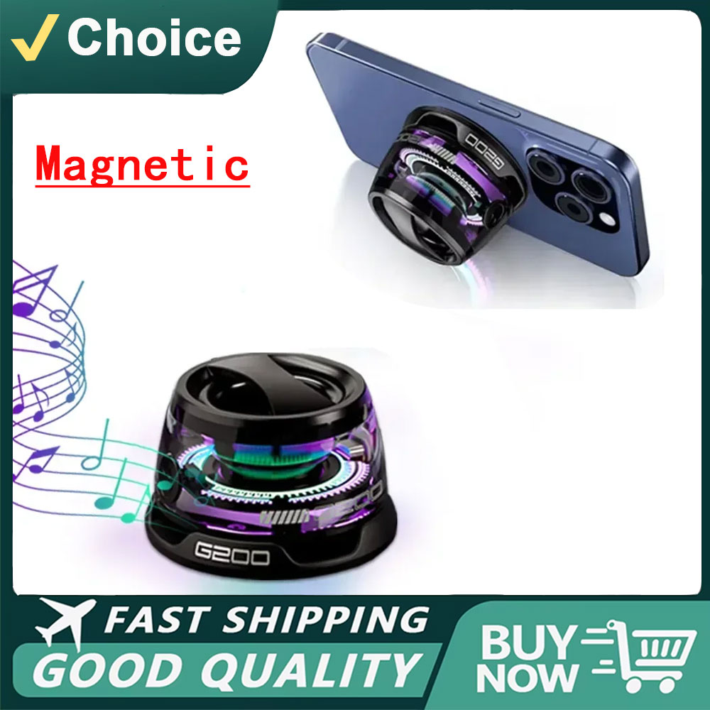 Full Range Speaker - Tragbarer Bluetooth-Lautsprecher G200 RGB-Beleuchtung Magnetlautsprecher BT5.3
