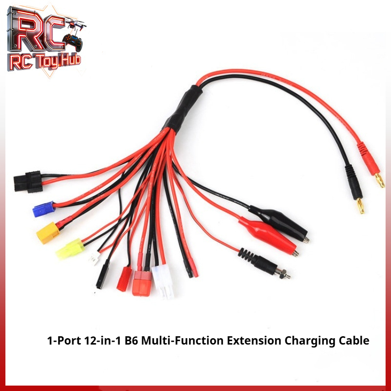 Rca Cable - B6 Ladekabel, Bananenstecker auf T-Stecker, XT60