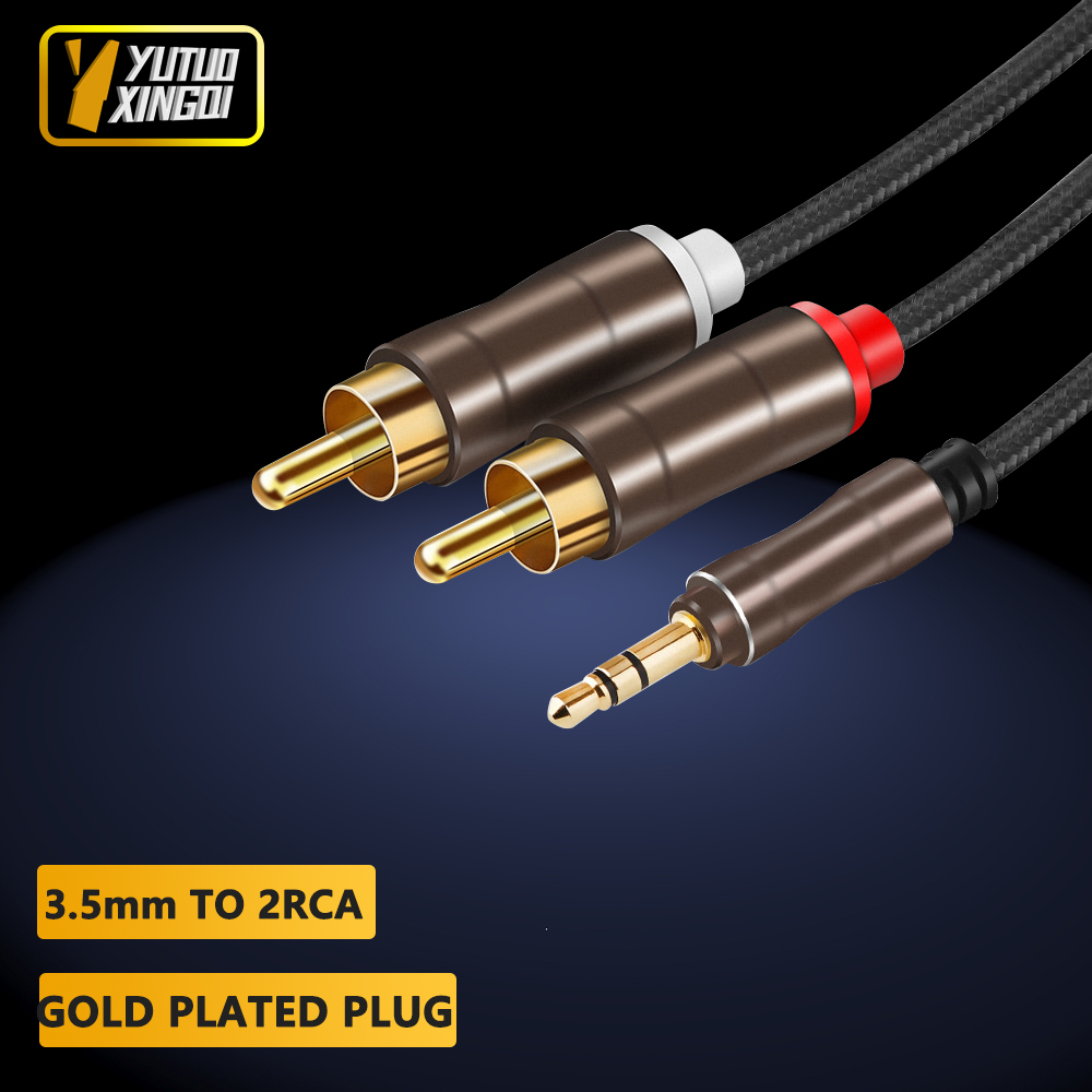Audio Cable Rca - 3,5 mm auf 2 RCA Doppel-Lotus-Audiokabel