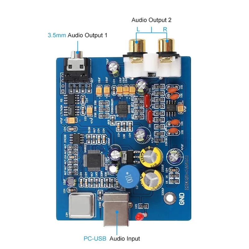 YJ00130 USB-Decoder-Board ES90 – Usb Sound Card Bewertung und Preis