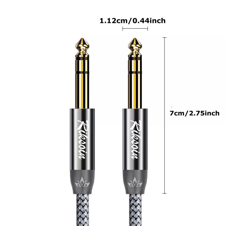Riksoin 6,35mm TRS-zu-TRS Symm – Trs Cable Bewertung und Preis