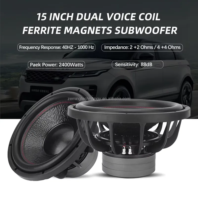 15-Zoll-Auto-Subwoofer, Hochle – Woofer Bewertung und Preis