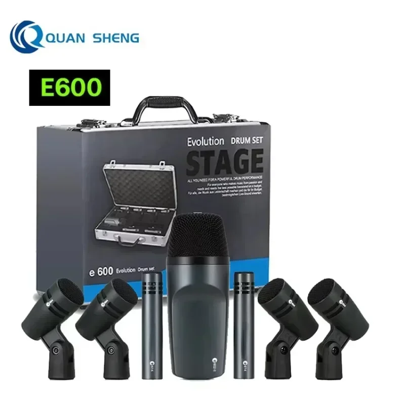 Auf Lager E600 Schlagzeugmikro – Condenser Microphone Kit Bewertung und Preis
