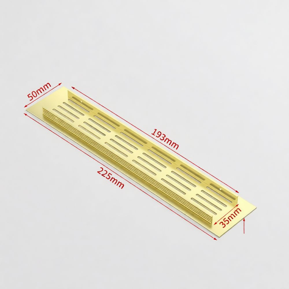 Schrank-Lüftungsgitter aus Alu – Ventilation Grille Aluminum Bewertung und Preis