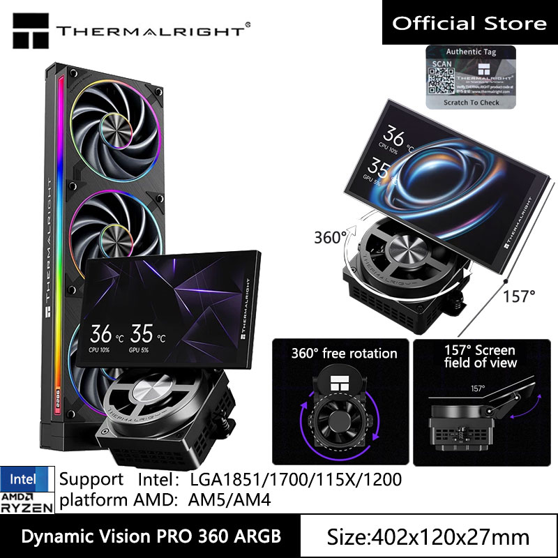 Thermalright Dynamic Vision PR – Heatsink Aluminum Bewertung und Preis
