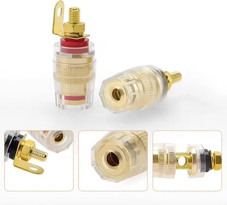 1-10 Stück 4mm Messing-Binderk – Speaker Terminal Bewertung und Preis