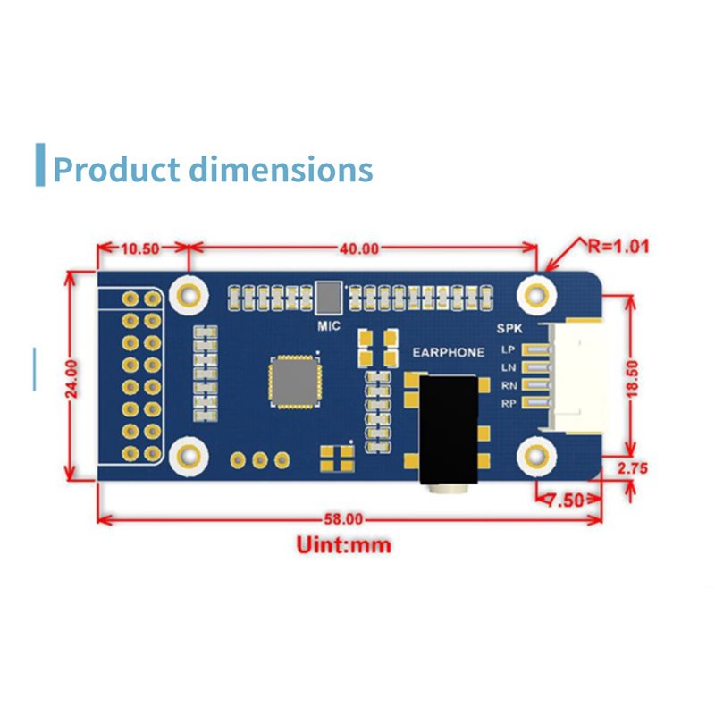 WM8960 für Raspberry Pi 5/7 Zo – Diy Speaker Bewertung und Preis